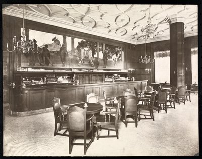Die Old King Cole Bar im Hotel Knickerbocker, 1906 von Byron Company