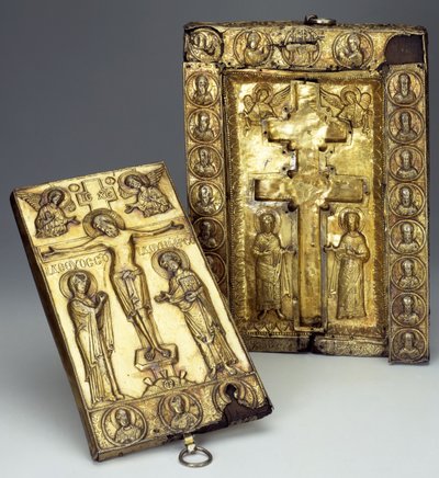 Reliquiar des Wahren Kreuzes, Ende des 11. - Anfang des 12. Jahrhunderts von Byzantine Byzantine