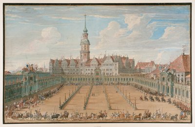 Parade der Damenringrennen, Dresden von C.H. Fritzsche