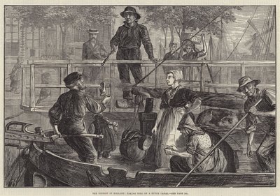 Der Tourist in Holland, Maut auf einem holländischen Kanal von C.O. Murray