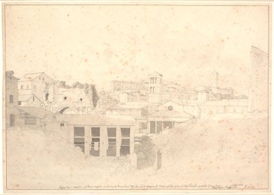 Partie bei Cloaca Maxima von Christoffer Wilhelm Eckersberg