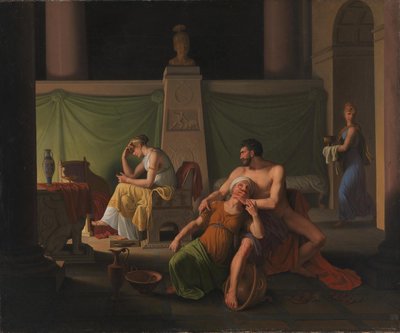 Die Rückkehr des Odysseus. Szene aus Homers Odyssee von Christoffer Wilhelm Eckersberg