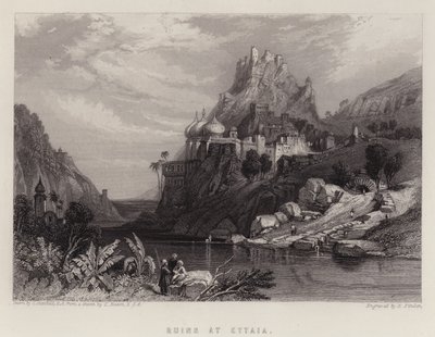 Ruinen in Ettaia von C. (after) Stanfield