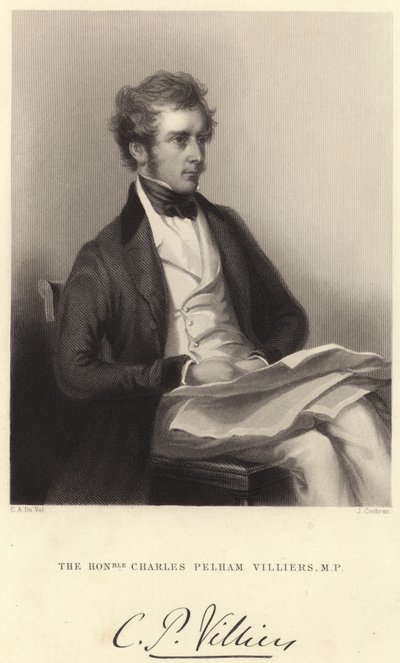 Der ehrenwerte Charles Pelham Villiers, M P von C. A. du Val and Co.