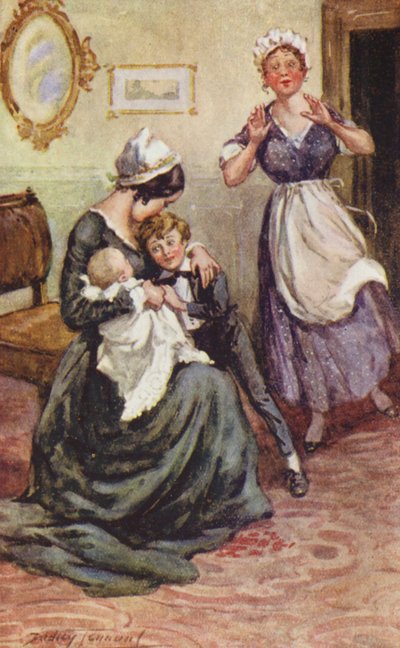 Illustration für David Copperfield von Charles Dickens von C. Dudley (after) Tennant