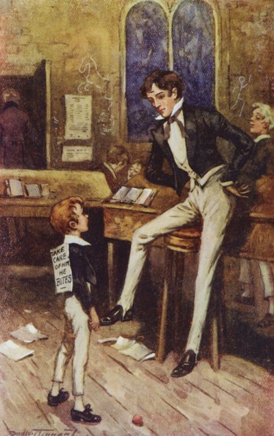 Illustration für David Copperfield von Charles Dickens von C. Dudley (after) Tennant