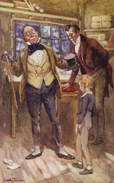 Illustration für David Copperfield von Charles Dickens von C. Dudley (after) Tennant