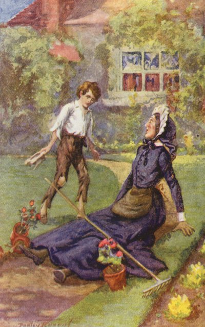 Illustration für David Copperfield von Charles Dickens von C. Dudley (after) Tennant