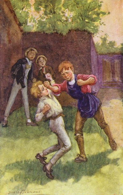 Illustration für David Copperfield von Charles Dickens von C. Dudley (after) Tennant