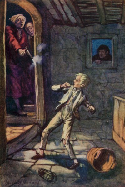 Illustration für Oliver Twist von Charles Dickens von C. Dudley (after) Tennant