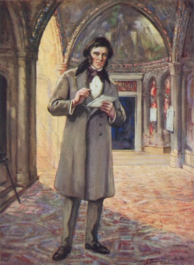 John Ruskin in Venedig von C. Dudley Tennant