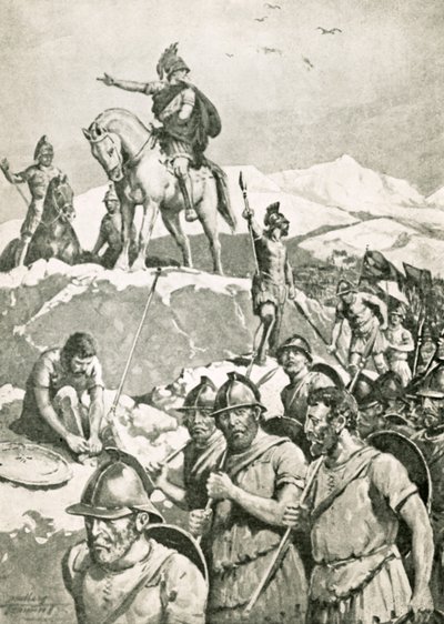 Der mächtige Alexander im Vormarsch von C. Dudley Tennant