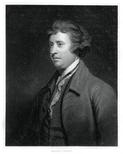Edmund Burke, anglo-irischer Staatsmann, Autor, Redner, politischer Theoretiker und Philosoph, 1834 von C. E. Wagstaff