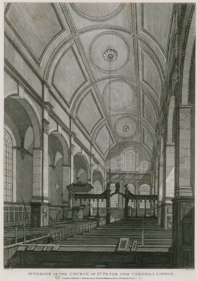 Kirche St. Peter upon Cornhill, London von C. John Mayle Whichelo