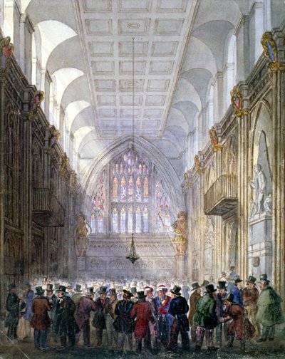 Innenansicht der Guildhall, City of London von C Matthews