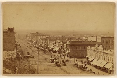 Westseite der Main St., Salt Lake City Utah von C. R. Savage