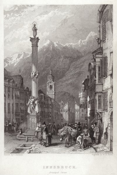 Hauptstraße in Innsbruck von C. Stanfield