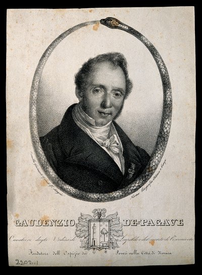 Gaudenzio de Pagave. Lithographie von C. Gandolfi. von Camilla Guiscardi
