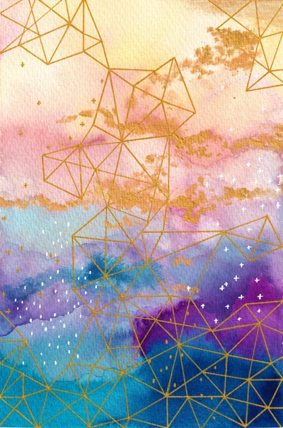 Himmlische Gradientengeometrie von Camille Contini