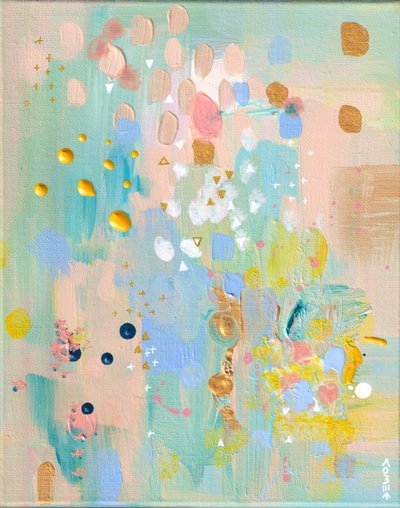 Träumerische Pastell-Spritzer von Camille Contini