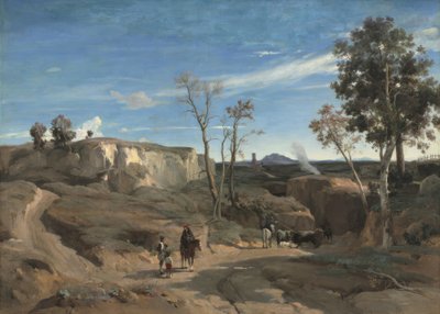 La Cervara, die römische Campagna von Camille Corot