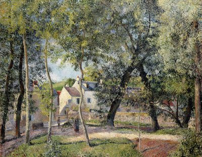 Landschaft bei Osny nahe der Tränke, 1883 von Camille Jacob Pissarro