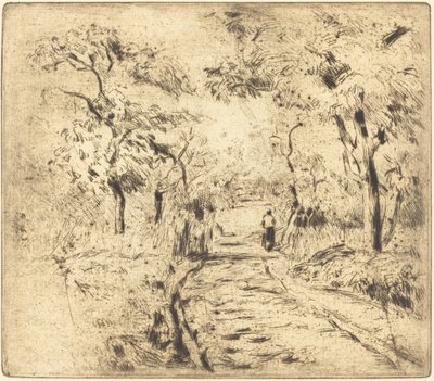 Auf den Feldern bei Ennery von Camille Pissarro