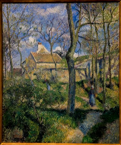 Pfad zu Les Pouilleux, Pontoise. 1881 von Camille Pissarro