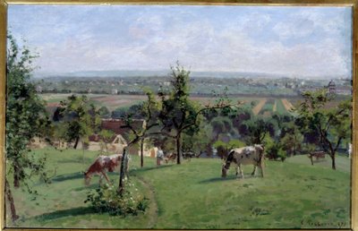 Die Hänge von Vesinet von Camille Jacob Pissarro