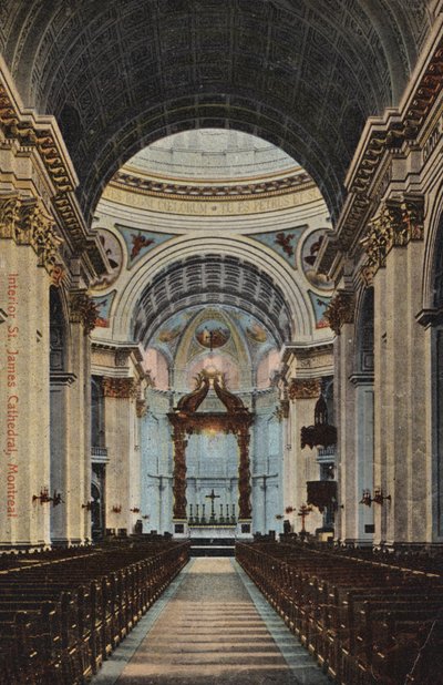 Innenansicht, St. James Kathedrale, Montreal, Kanada von Canadian Photographer