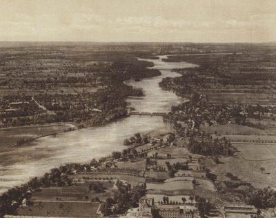 Riviere Des Prairies, hinter der Insel Montreal von Canadian Photographer