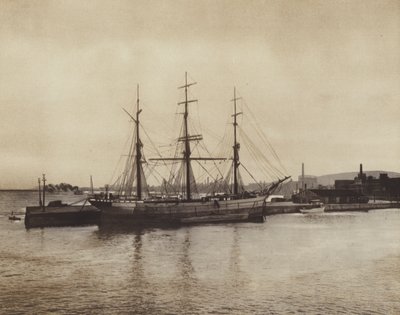 Der Hafen von Hochelaga, alter Schoner noch im Einsatz von Canadian Photographer