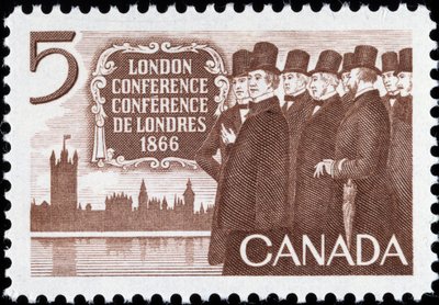 Kanadische Briefmarke zur Londoner Konferenz von Canadian School