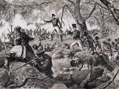 Die Schlacht von Chateauguay, 26. Oktober 1813 von Canadian School