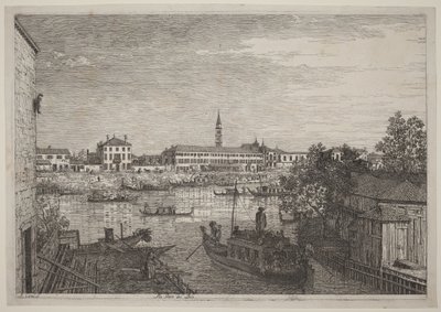 An den Toren von Dolo von Canaletto