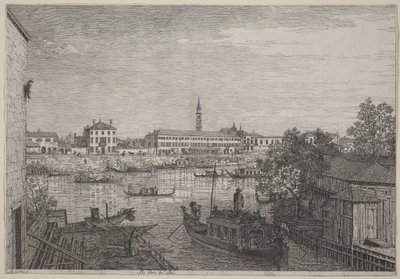 Vor den Toren von Dolo von Canaletto