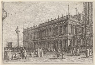 Die Bibliothek. V. von Canaletto