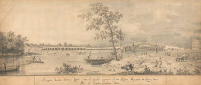 Alte Walton-Brücke von der Middlesex-Seite gesehen von Canaletto
