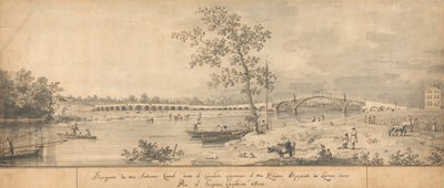Alte Walton-Brücke von der Middlesex-Seite aus gesehen von Canaletto