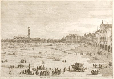 Prà della Valle, aus der Serie „Vedute“ von Canaletto