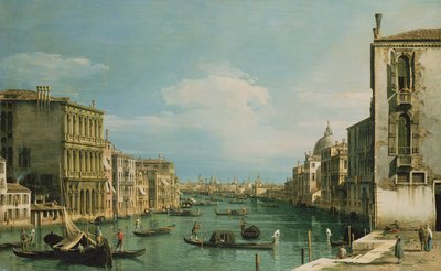 Der Canal Grande in Venedig, Blick nach Osten vom Campo di San Vio von Giovanni Antonio Canal