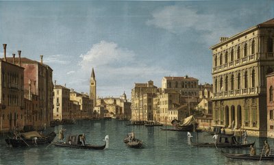 Der Canal Grande, Venedig, Blick nach Nordwesten vom Ca