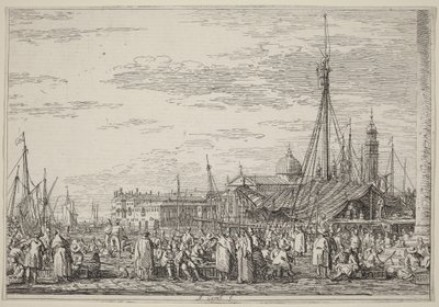 Der Markt am Molo von Canaletto