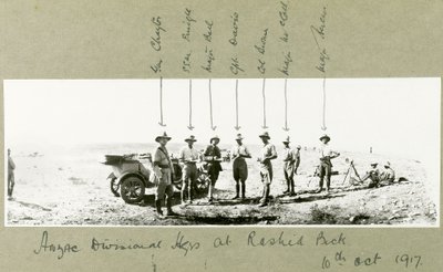 ANZAC-Divisionshauptquartier in Rashid Beck, Oktober 1917 von Capt. Arthur Rhodes
