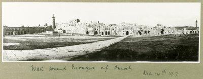 Mauer um die Moschee von Omah, 14. Dezember 1917 von Capt. Arthur Rhodes