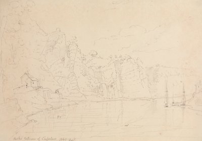 Eingang von Chepstow, September 1845 von Capt. Thomas Hastings