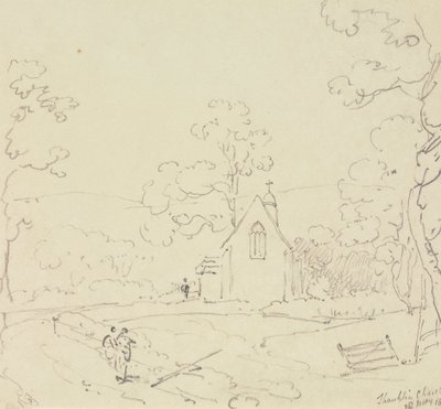 Kirche von Shanklin, Isle of Wight, 28. Mai 1829 von Capt. Thomas Hastings