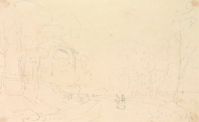 Skizze von Mr. Wards Sommerhaus, Isle of Wight von Capt. Thomas Hastings
