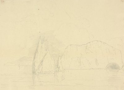Die Nadeln und Freshwater-Klippen, Isle of Wight von Capt. Thomas Hastings
