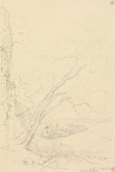 Innerhalb der Carisbrooke Castle Grounds, Isle of Wight von Capt. Thomas Hastings
